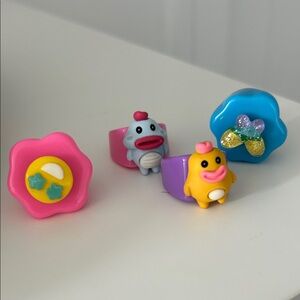 Claire's Colorful Character Toy Rings